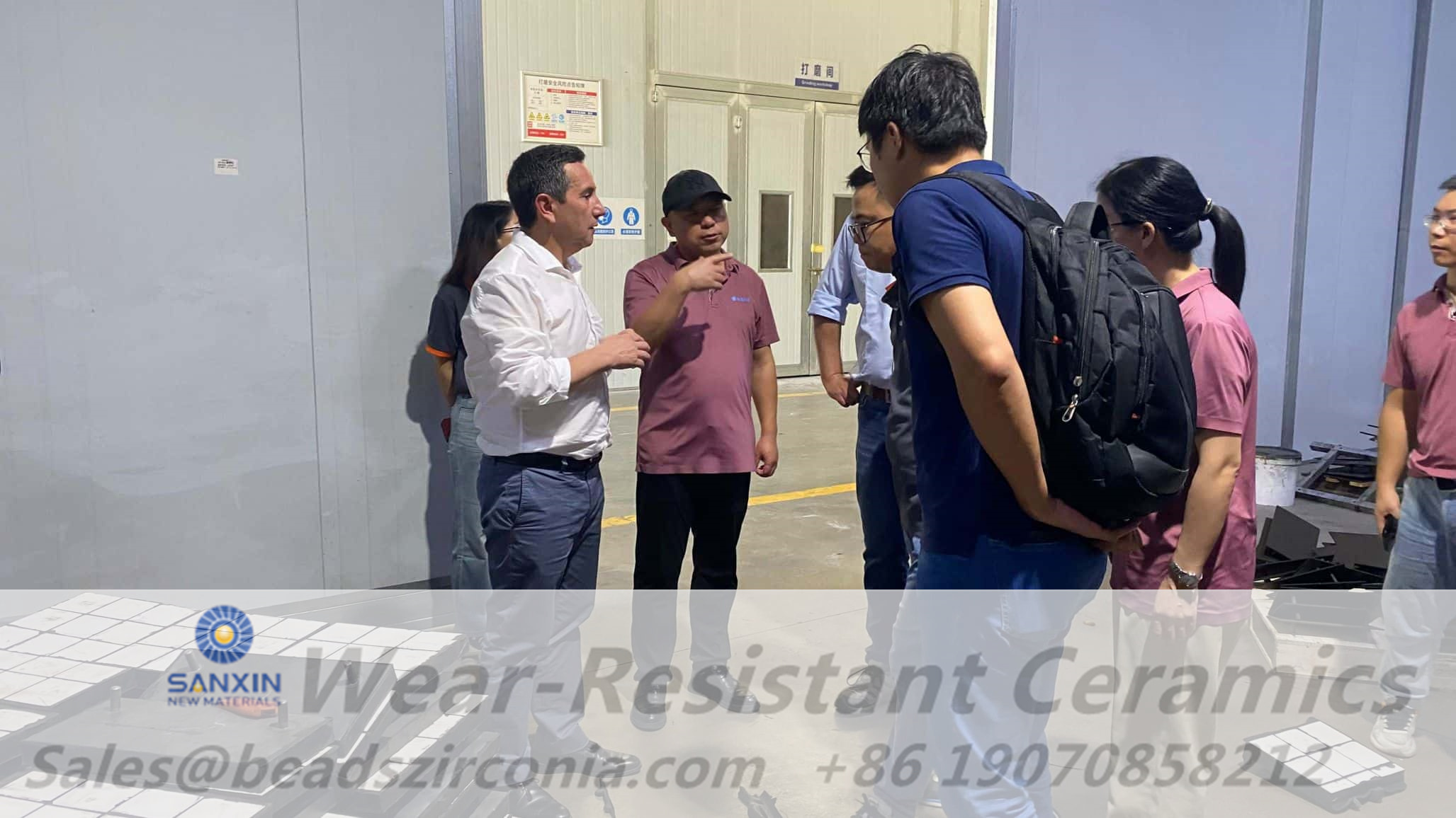 ME Elecmetal Team Visiting Sanxin Factory