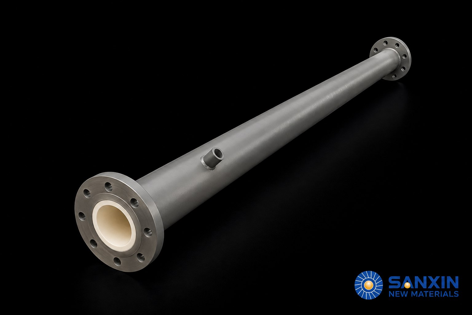 Sanxin ceramic-lined straight pipe illustration