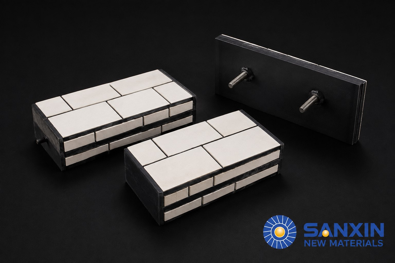 Sanxin ceramic rubber steel liner illustration