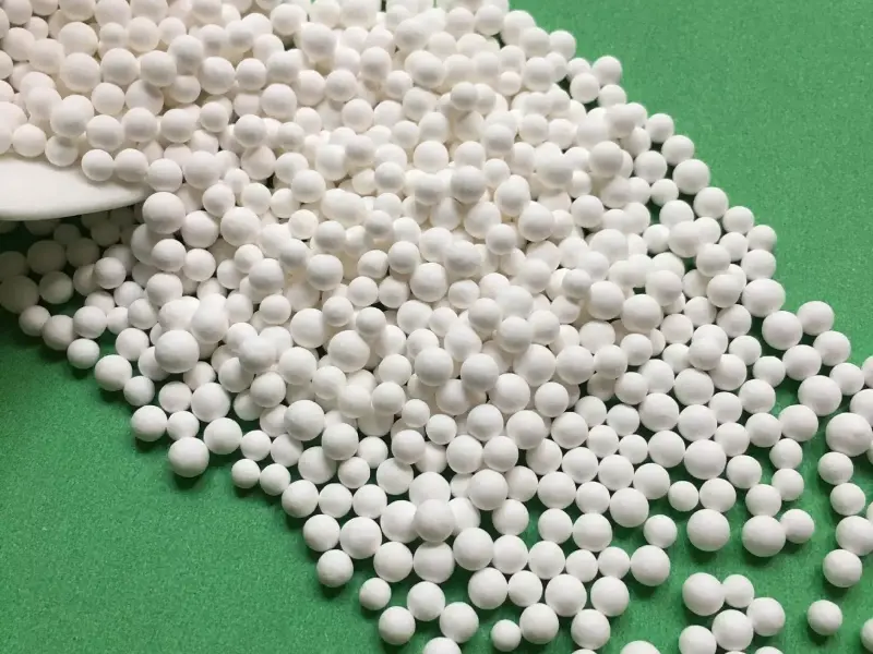 Can ceramic alumina balls be used for homogenization or mixing of materials?
