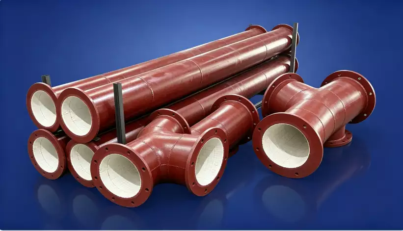 Alumina Ceramic‑Lined Steel Pipe for Cement | Sanxin New Materials