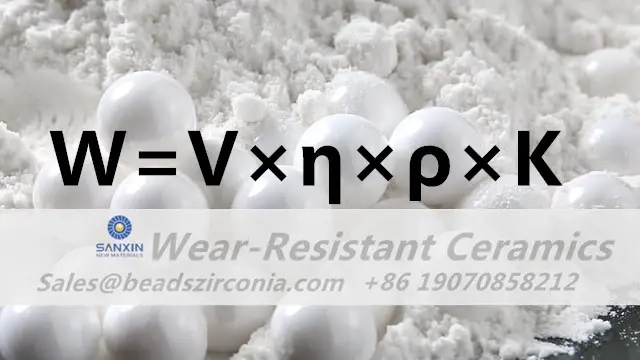 Formula for Zirconia Beads Use Amount in Sand Mill